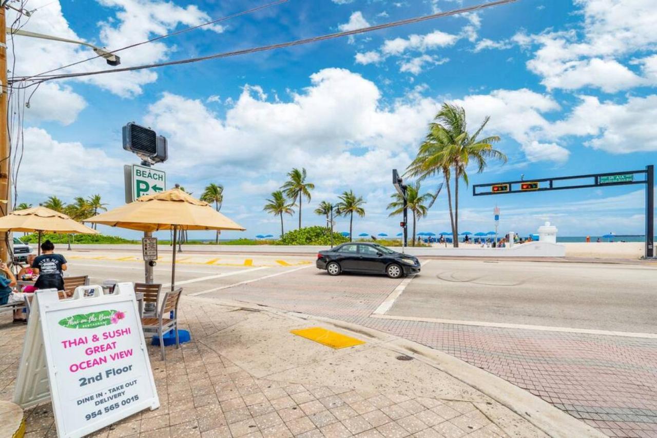 The Purple Pelican Beachfront With Ocean Balcony Unit 3 Fort Lauderdale Zewnętrze zdjęcie
