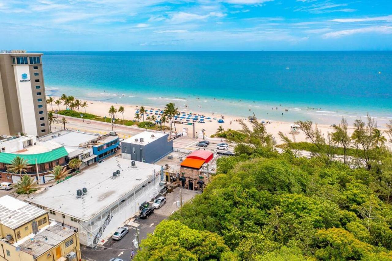 The Purple Pelican Beachfront With Ocean Balcony Unit 3 Fort Lauderdale Zewnętrze zdjęcie