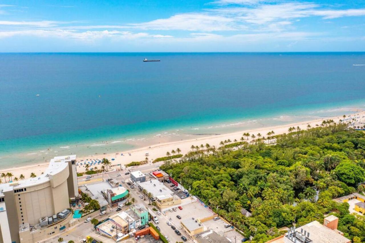 The Purple Pelican Beachfront With Ocean Balcony Unit 3 Fort Lauderdale Zewnętrze zdjęcie